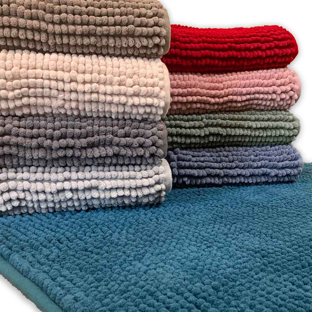 Soffy  tappeto bagno cm. 60x110  colori assortiti  100% microfibra antiscivolo