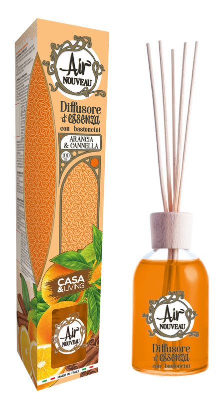 Diffusore di essenze con bacchette ML100 arancia & cannella