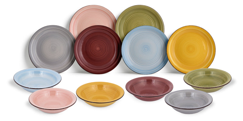 Servizio piatti 12 pezzi Chateaux winter mise
