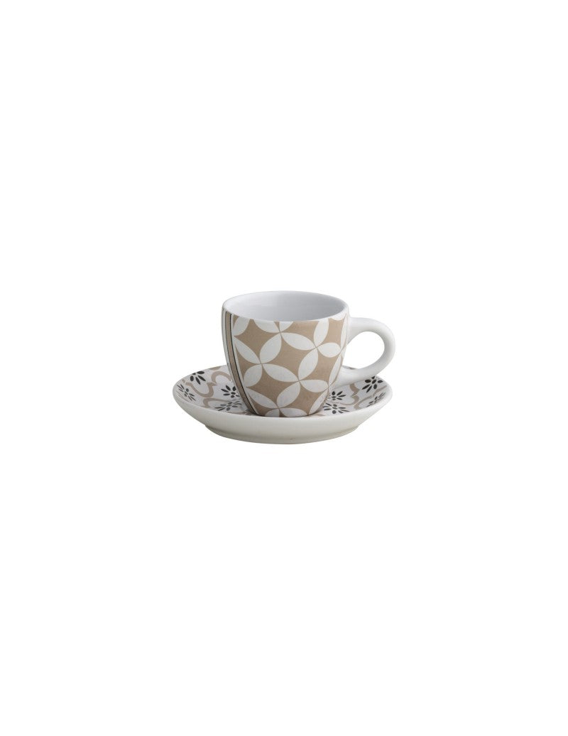 Tazzina caffe alhambra set 2 pezzi in porcellana