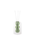 Diffusore di fragranza bubble verde vetro con bastoncini fiber wood cm. 11x17,5h<br /> Brandani