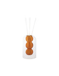 Diffusore di fragranza bubble ambra vetro con bastoncini fiber wood Brandani cm.  11x17,5h<br />