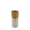 Vaso oro cm.11x11x25 cilindrico