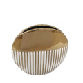 Vaso oro schiacciato cm. 28x7,5x26