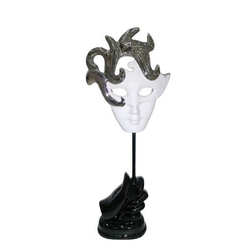 Maschera su base cm. 38,5