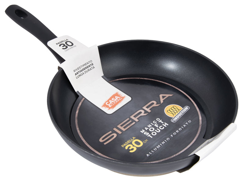 Padella Sierra cm.30 anche da induzione con manico SOFT TOUCH