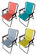 Sedia relax acciaio cm 51X43X75 colori ass. C&BEACH
