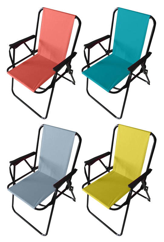 Sedia relax acciaio cm 51X43X75 colori ass. C&BEACH