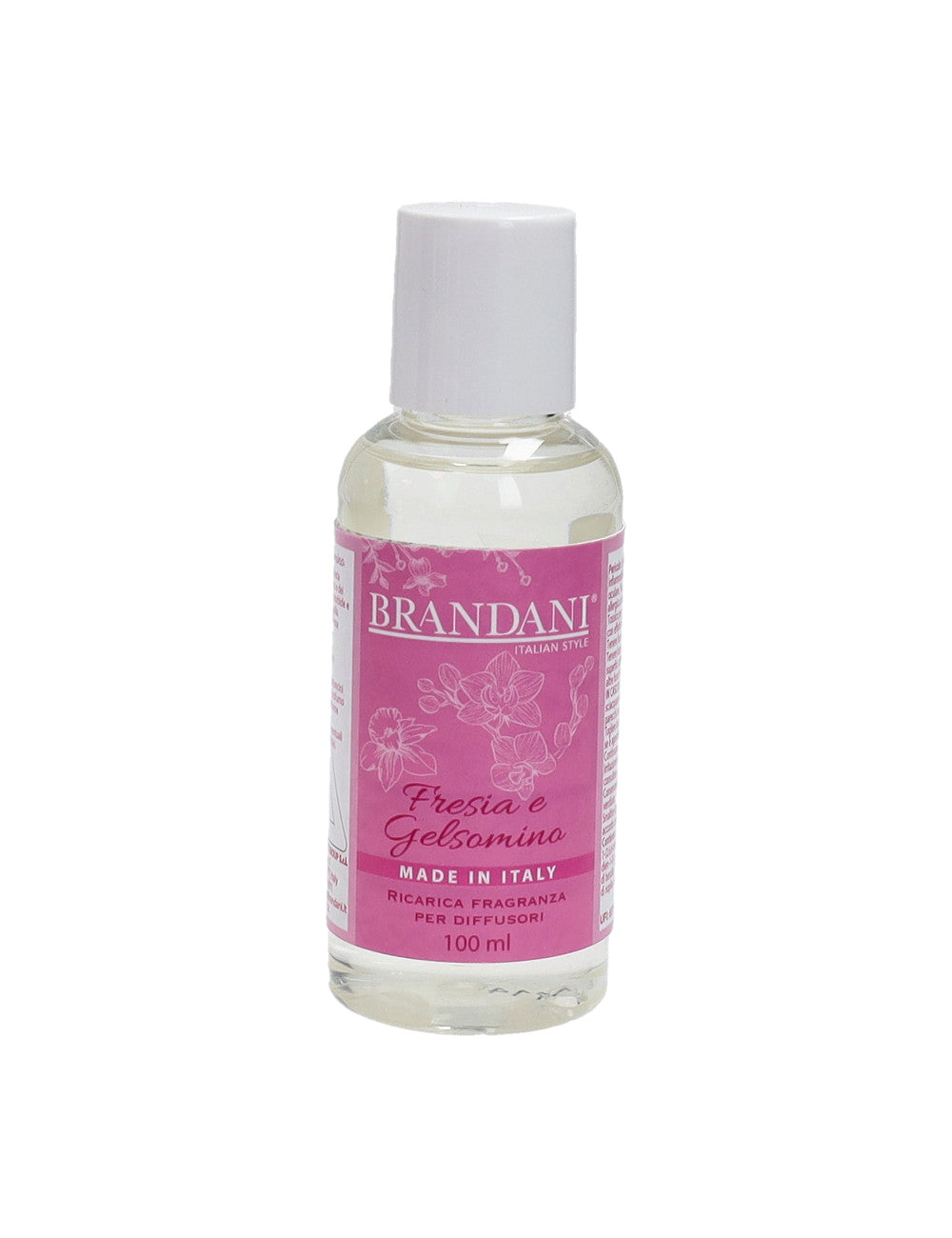 Ricarica fragranza Fresia e Gelsomino 100 ML capsula Flip Top Brandani