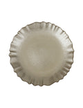 Piatto Lurex champagne cm. 28 vetro Brandani