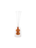 Diffusore di fragranza mini Bubble ambra vetro con bastoncini fibra wood cm.d8,5x12,5h Brandani