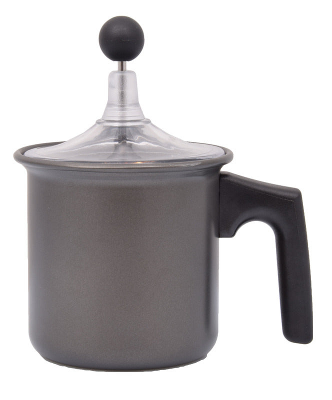 Cappuccinatore manuale alluminio cm.10