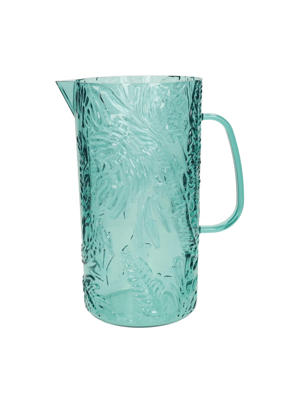 Caraffa Tropical petrolio acrilico cm. 13x18,5x24 capacità 2 LT<br />