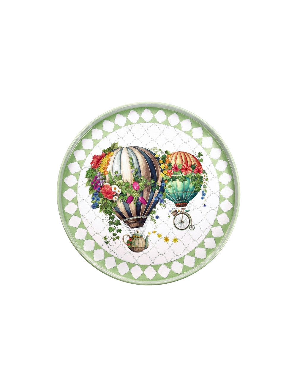 Vassoio Wonderland  EPR Mongolfiera Brandani diametro  22