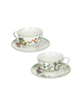 Tazza THE Wonderland Mongolfiera Brandani set 2 pezzi New Bone China misure  15x7,5h  200 ML
