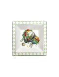 Vuotatasche Wonderland porcellana decoro Mongolfiera cm. 18,5x18,5x4,5h