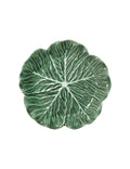 Vassoi forma foglia Vegan verde in porcellana cm. d26 Brandani