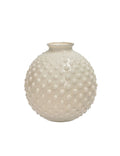 Vaso Bolle avorio vetro D.16 cm. 16x17h Brandani