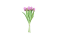 Mazzo tulipani in gomma 5pz 31cm fucsia<br /><br />