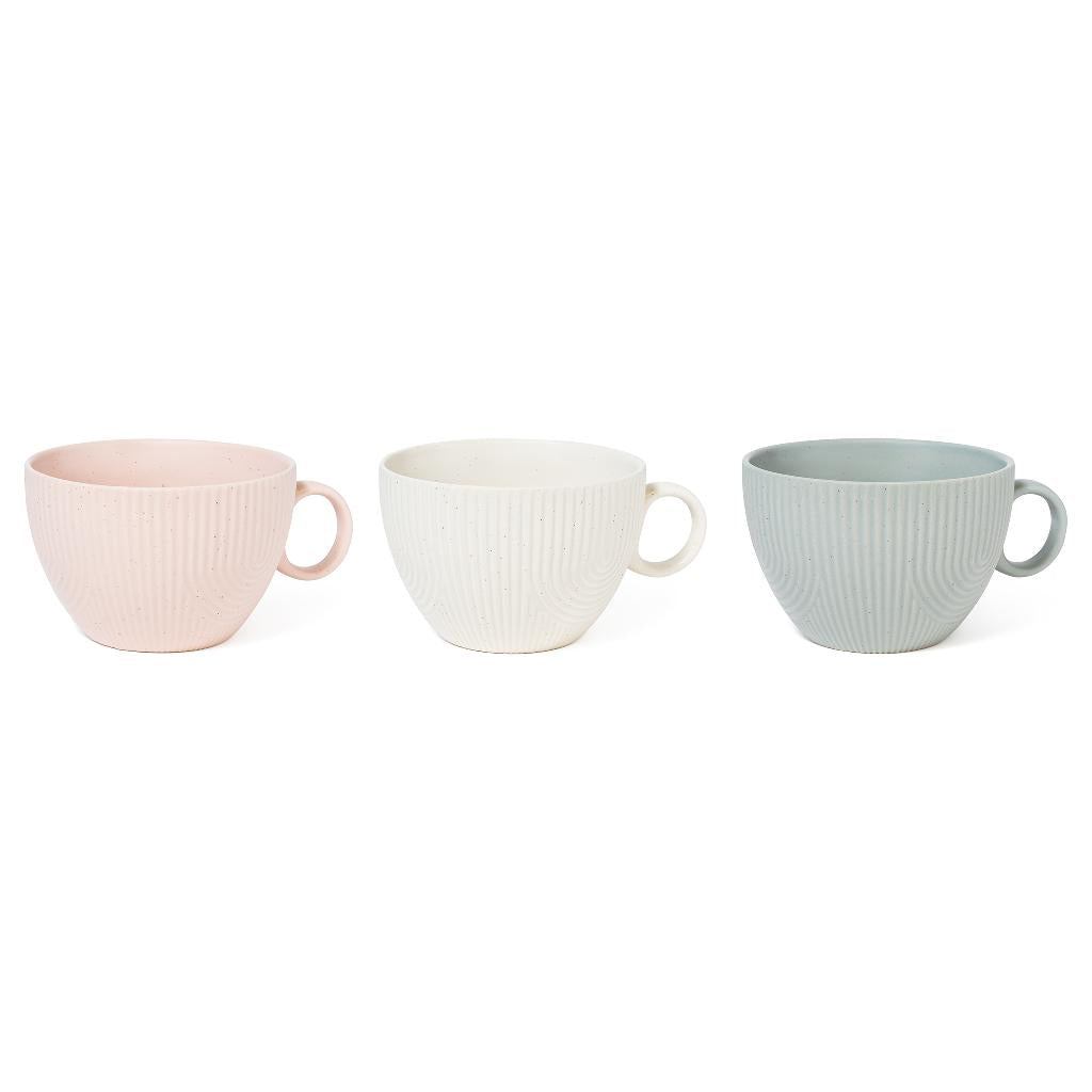 Tazzone lines  in ceramica 490 ml d.12xh.7,7 cm colori assortiti