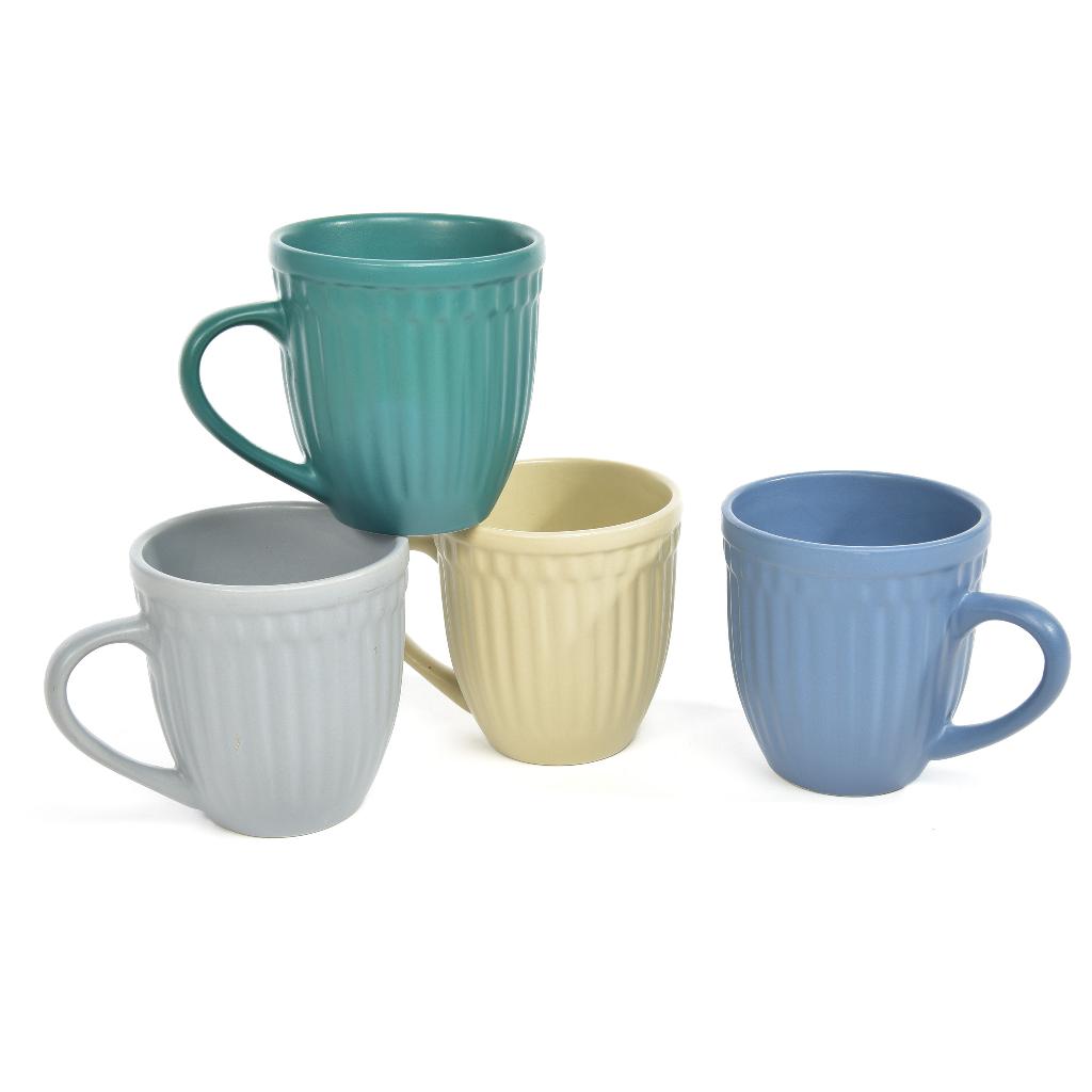 Tazza mug 350ml in ceramica 9x12xh.9,5cm colori assortiti<br />