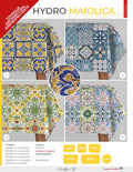 Hydro maiolica tovaglia tavola cm. 140x180 antimacchia idrorepellente 150 Gr/m. stampe assortite in digitale 100%POL.