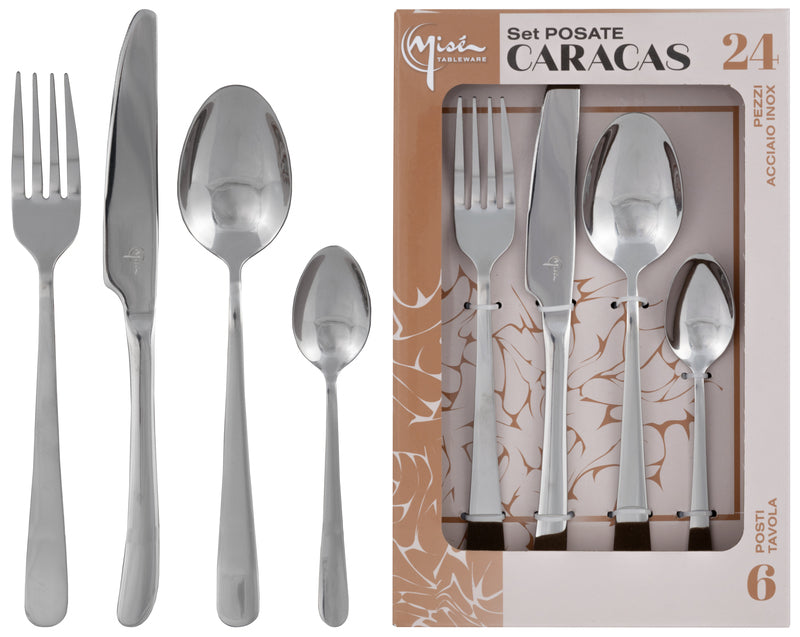 Servizio posate caracas 24pz mise
