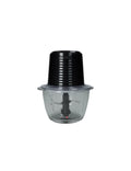Tritatutto elettrico ricaricabile techno collection inox e abs vetro cm.19x22h Brandani