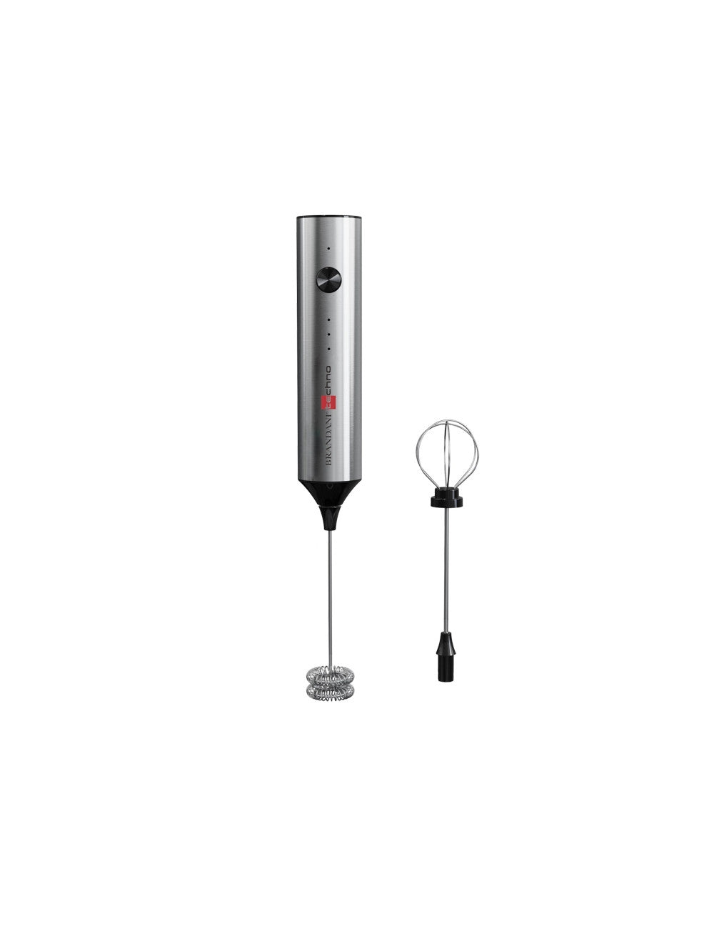 Montalatte ricaricabile usb techno collection abs e 2 fruste inox cm. D3x28h Brandani