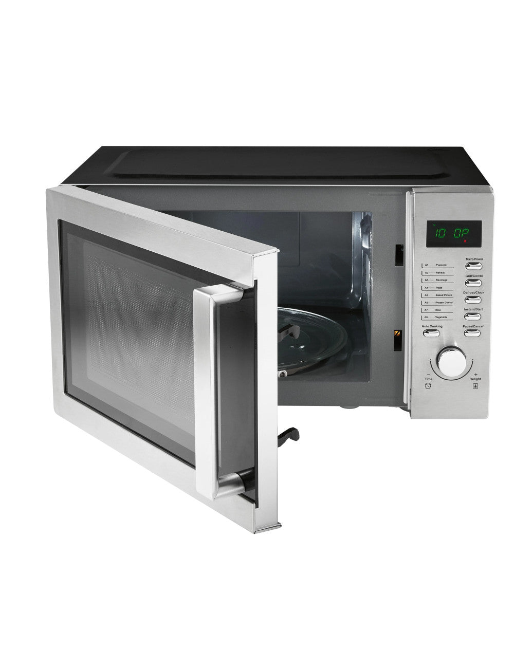 Forno microonde 23 lt techno collection metal e vetro cm.48,5x35x27,5h Brandani