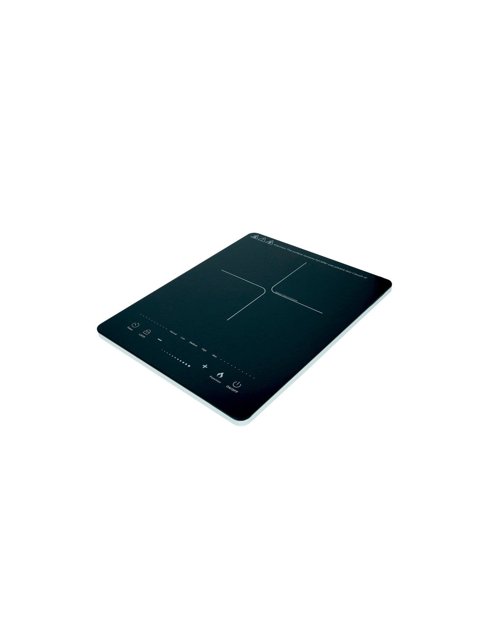 Fornello ad induzione digitale slim techno collection abs e cristal cm.29x37x4h Brandani