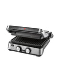 Grill apribile con doppia piastra antiader tec col inox 34x34x18,5 Brandani