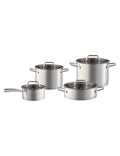 Batteria di pentole free set 8 pz inox Brandani