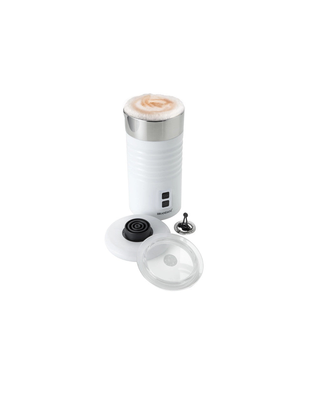 Scalda-monta latte schiumottoautomatico bianco inox cm. 9,5dx21h Brandani