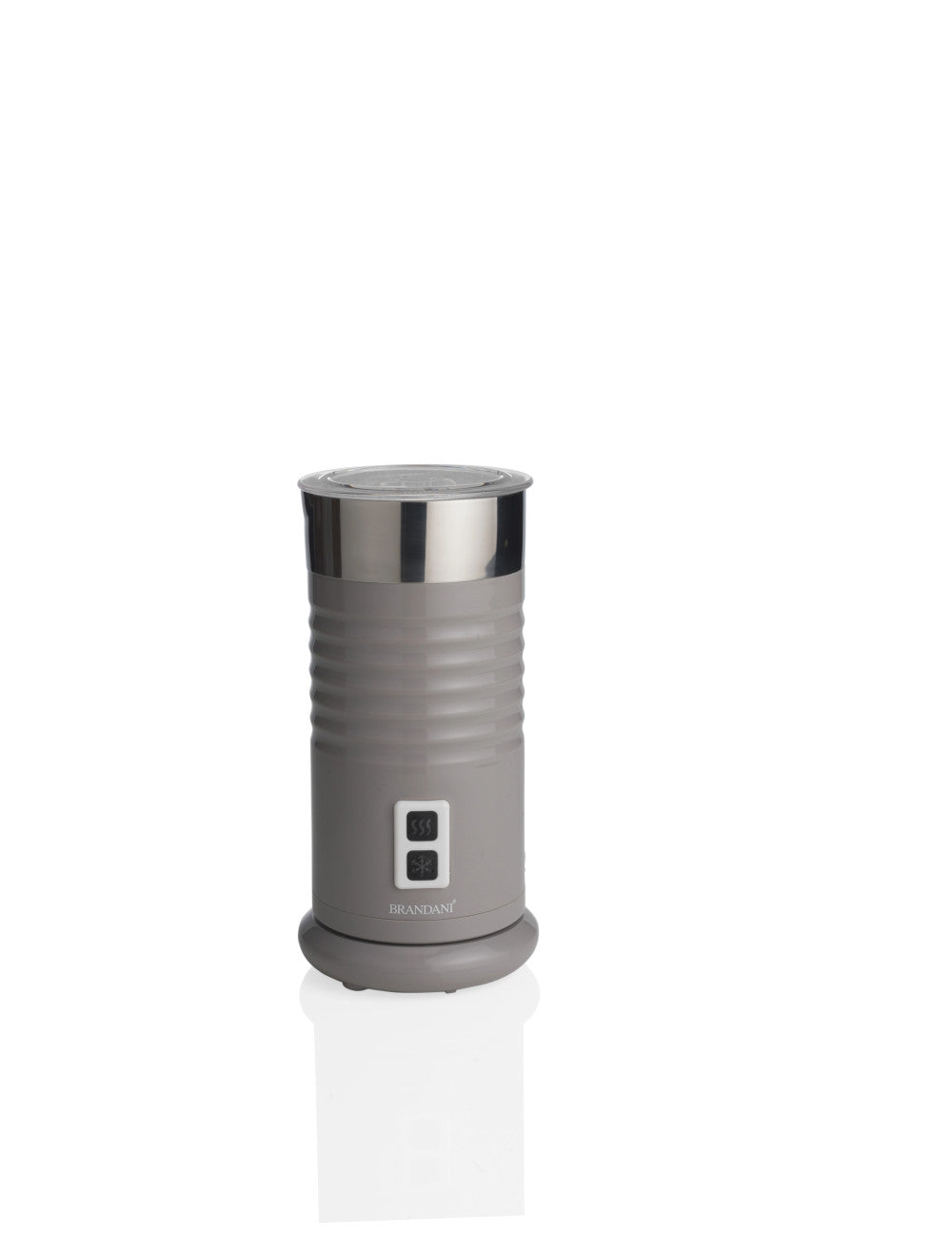 Scalda-monta latte schiumottoautomatico tortora inox cm. 9,5dx21h Brandani