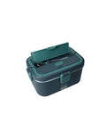 Lunch box termica Blu e Verde con posate e borsa contenitore inox pp cm.24x17x10,5h Brandani