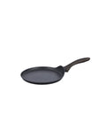 Piastra shuttle forgiata nera con manico e rivestimento antiaderente ilag xeradur ceram/all/bachelite cm.28 Nichel Free Brandani