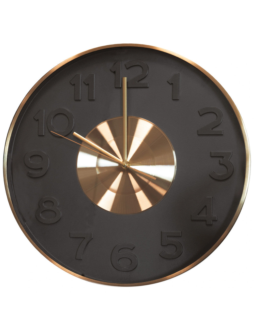Orologio vintage nero e oro pc cm.40 Brandani