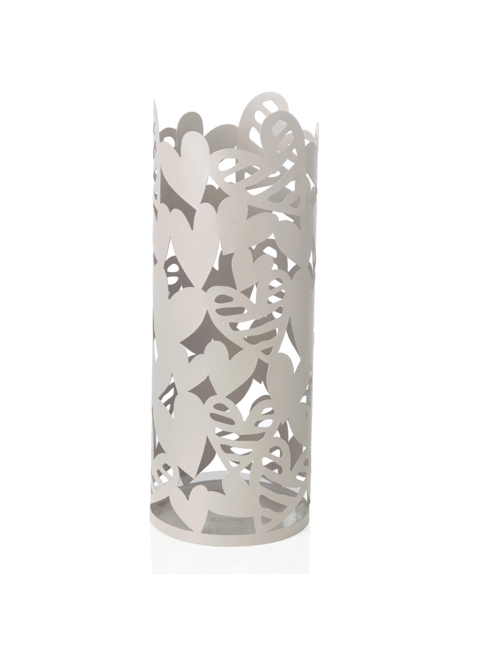 Portaombrelli batticuore cilindro tortora metal cm.21x55h Brandani