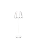 Lampada led touch ondina bianco metal cm. 14x36h Brandani