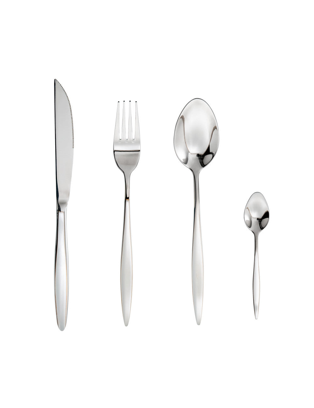 Set posate stretch 24 pz inox 18/0 inox lavabile in lavastoviglie Brandani