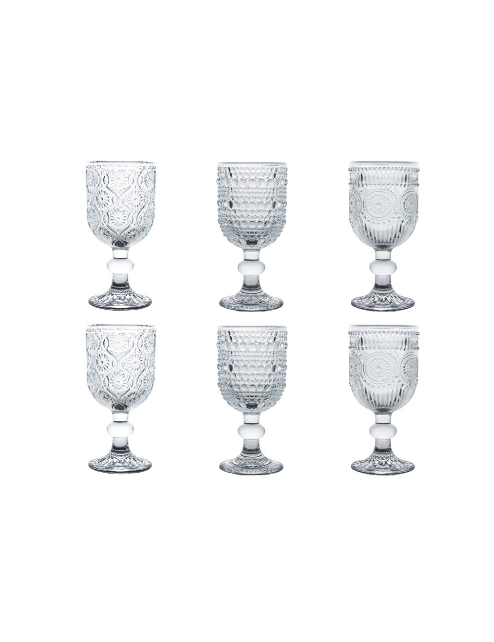 Shot liquorino indie trasparente set 6 pz vetro Brandani 5 cl. cm.5x10,5h