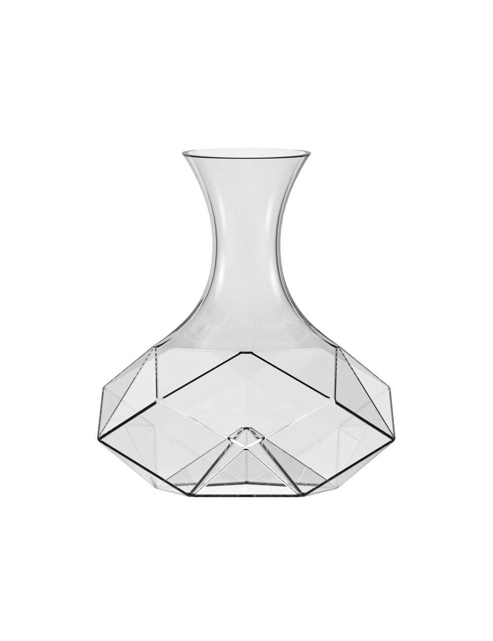 Decanter diamond in vetro 1,8lt  cm. 21x22x22h Brandani
