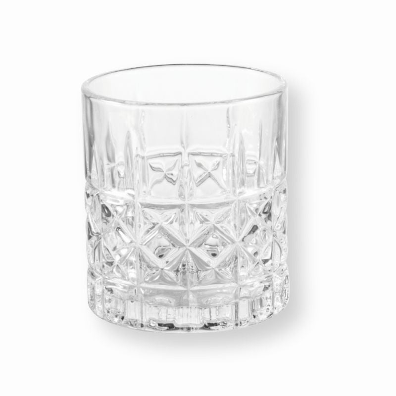 Bicchiere mosaico set 6 pz in vetro 33cl cm. 8x9h Brandani