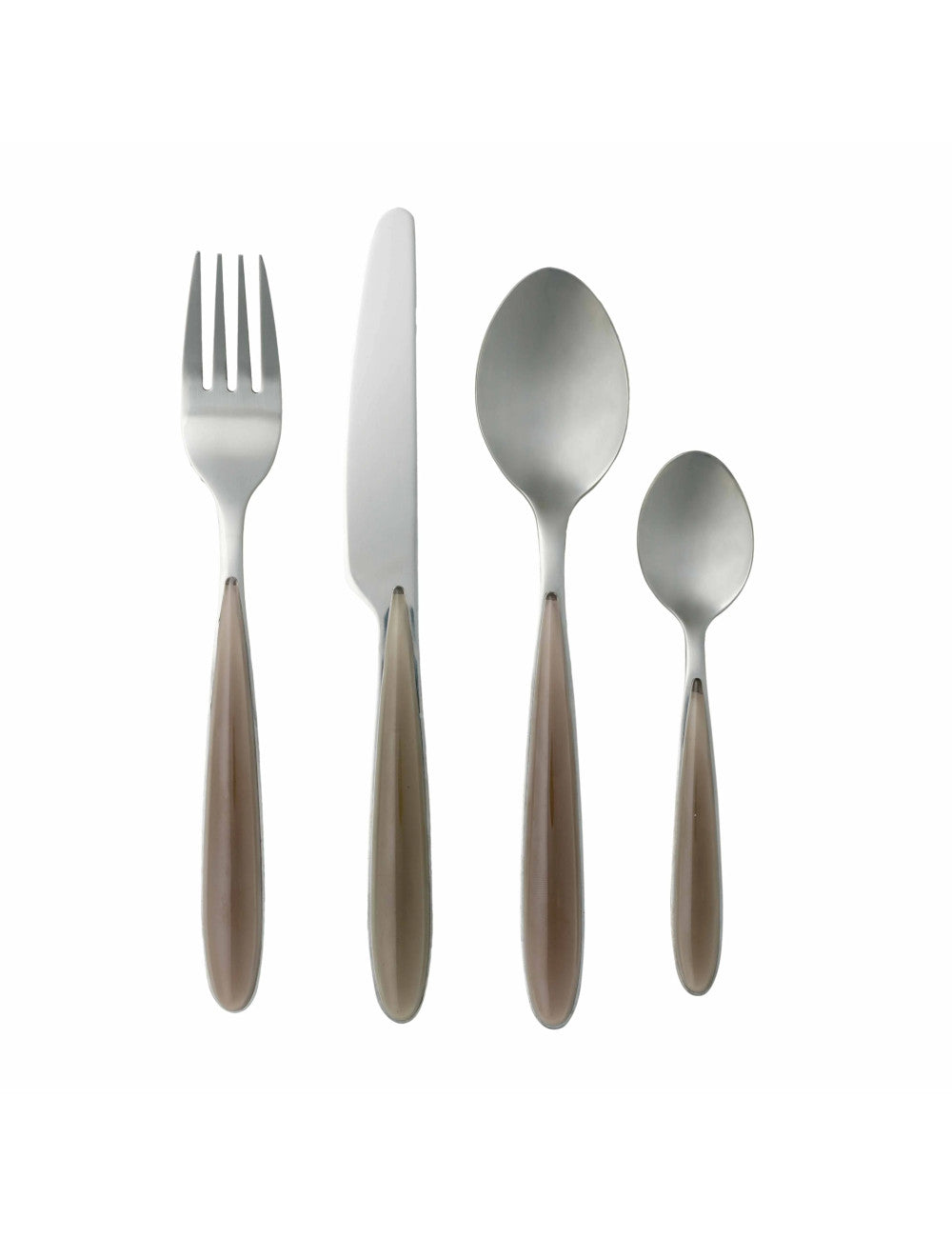 Set posate tortora 16 pz inox Brandani
