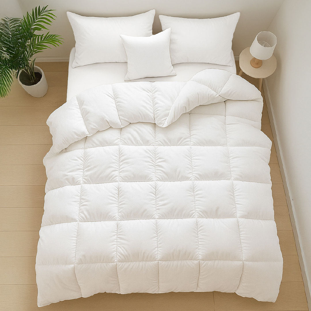 Everest imbottitura copripiumino invernale tessuto in microfibra 100% imbottitura 100% micropiuma in poliestere 350 g/m matrimoniale cm. 250x200