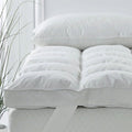 Elite topper in micropiuma 800 g/m h. 9 cm con fodera di cotone satin cm. 120x200 una piazza e mezzo