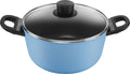 Caprera blue casseruola con coperchio cm. 24 induzione