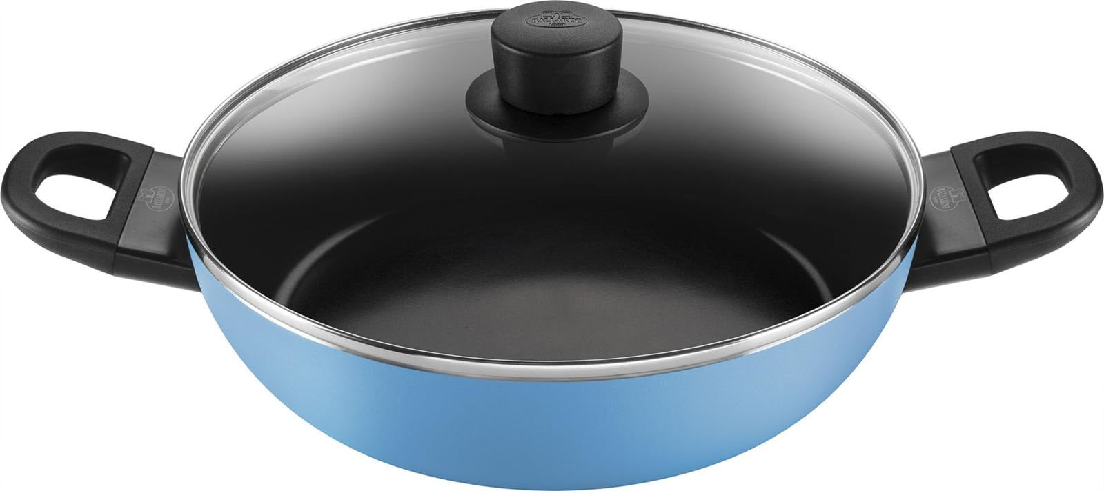 Caprera blue tegame cm. 28 con coperchio induzione Ballarini
