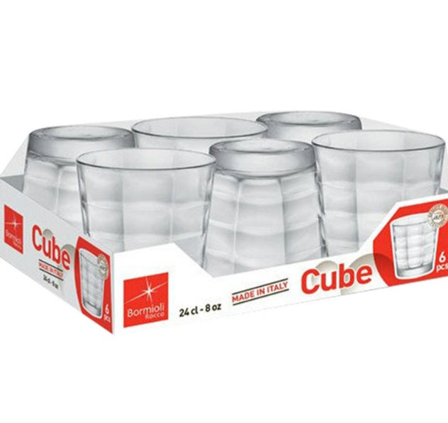 Bicchiere cube acqua 6pz cl24
